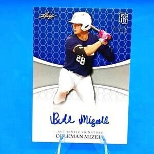 Coleman Mizell #BA-CM5 Leaf Perfect Game 2022 SP 7/15